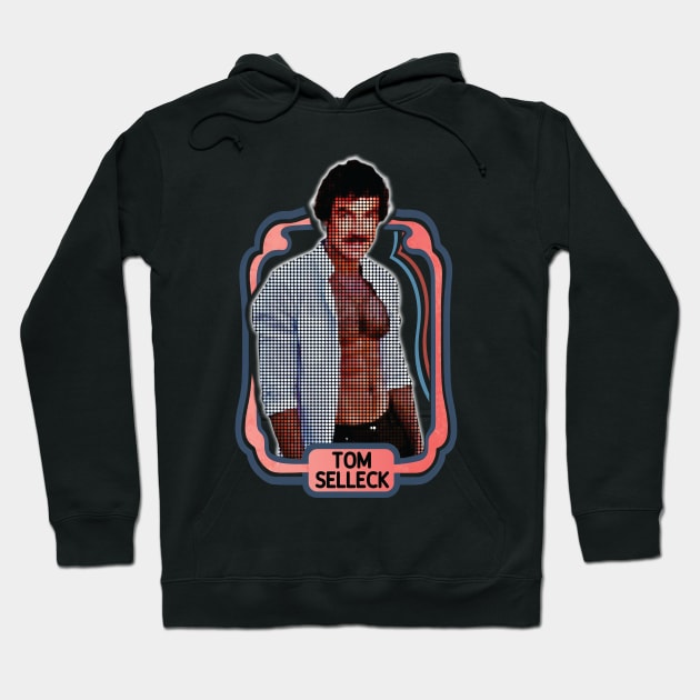 Sexy Tom Selleck Aesthetic Design Hoodie by Trendsdk